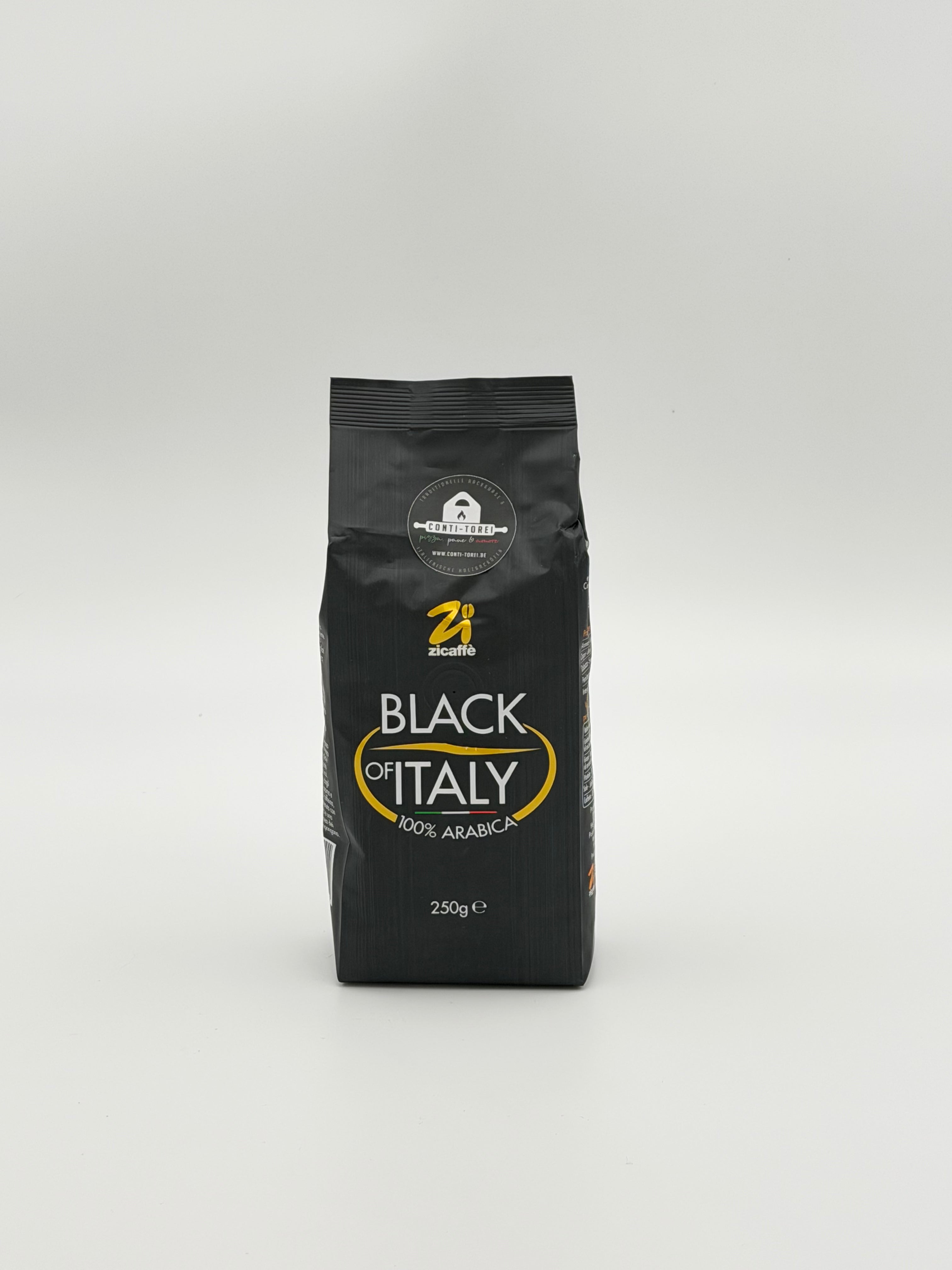 Black of Italy Arabica Kaffeebohnen
