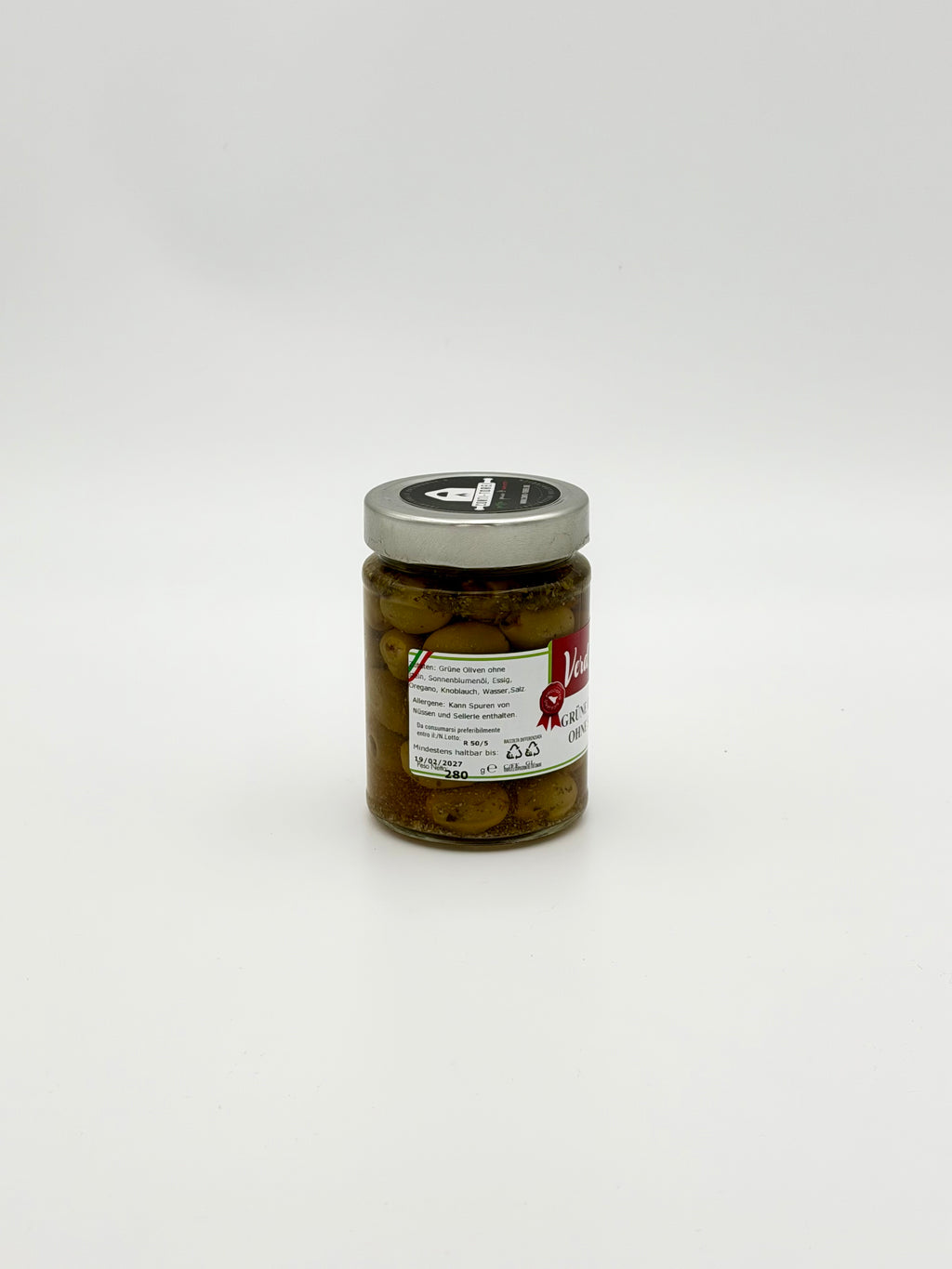Grüne Oliven ohne Stein